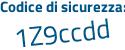 Il Codice di sicurezza è 2581486 il tutto attaccato senza spazi
