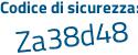 Il Codice di sicurezza è f139 continua con 3cc il tutto attaccato senza spazi