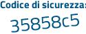 Il Codice di sicurezza è 73b2744 il tutto attaccato senza spazi
