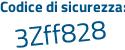 Il Codice di sicurezza è 31bd4b4 il tutto attaccato senza spazi