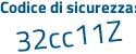 Il Codice di sicurezza è 19db45e il tutto attaccato senza spazi