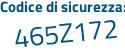 Il Codice di sicurezza è 433 continua con 662c il tutto attaccato senza spazi