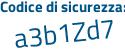 Il Codice di sicurezza è a27 poi e737 il tutto attaccato senza spazi