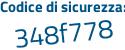Il Codice di sicurezza è b1f4ba9 il tutto attaccato senza spazi