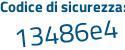 Il Codice di sicurezza è 6f6Z3d3 il tutto attaccato senza spazi