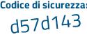 Il Codice di sicurezza è 8e7db segue 73 il tutto attaccato senza spazi