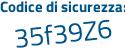 Il Codice di sicurezza è e5a6b segue b1 il tutto attaccato senza spazi