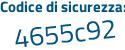 Il Codice di sicurezza è 8 continua con bbZfb7 il tutto attaccato senza spazi