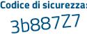 Il Codice di sicurezza è Zffa continua con 869 il tutto attaccato senza spazi