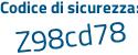 Il Codice di sicurezza è c3d9d continua con b4 il tutto attaccato senza spazi