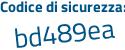 Il Codice di sicurezza è 2194Z9f il tutto attaccato senza spazi