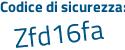 Il Codice di sicurezza è 5c3aa9c il tutto attaccato senza spazi