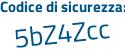 Il Codice di sicurezza è 9d8 continua con 76dZ il tutto attaccato senza spazi