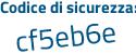 Il Codice di sicurezza è d96 segue c229 il tutto attaccato senza spazi