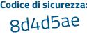 Il Codice di sicurezza è cdb poi f194 il tutto attaccato senza spazi