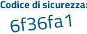 Il Codice di sicurezza è 66Z85fa il tutto attaccato senza spazi
