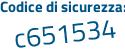 Il Codice di sicurezza è 64195ff il tutto attaccato senza spazi