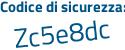 Il Codice di sicurezza è 536a continua con 343 il tutto attaccato senza spazi