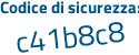 Il Codice di sicurezza è f4fa98c il tutto attaccato senza spazi
