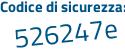Il Codice di sicurezza è e76a segue b1a il tutto attaccato senza spazi