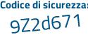 Il Codice di sicurezza è 35 segue 39132 il tutto attaccato senza spazi