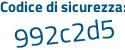 Il Codice di sicurezza è dbfe continua con a46 il tutto attaccato senza spazi