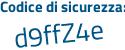Il Codice di sicurezza è efd4 continua con Ze9 il tutto attaccato senza spazi