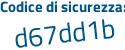 Il Codice di sicurezza è acb2 poi 3fa il tutto attaccato senza spazi