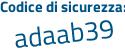 Il Codice di sicurezza è 9 poi 1386a2 il tutto attaccato senza spazi