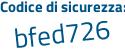 Il Codice di sicurezza è 4956878 il tutto attaccato senza spazi