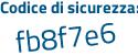 Il Codice di sicurezza è cc poi 8f9e9 il tutto attaccato senza spazi