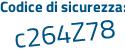 Il Codice di sicurezza è 98 poi b8d28 il tutto attaccato senza spazi