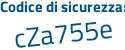 Il Codice di sicurezza è 3c6ac poi b2 il tutto attaccato senza spazi