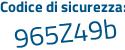 Il Codice di sicurezza è 1 poi 82bfe6 il tutto attaccato senza spazi