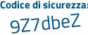 Il Codice di sicurezza è d952 segue c89 il tutto attaccato senza spazi