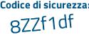 Il Codice di sicurezza è 3d2d7 poi b9 il tutto attaccato senza spazi
