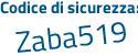 Il Codice di sicurezza è 5d64d segue d8 il tutto attaccato senza spazi