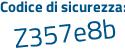 Il Codice di sicurezza è 243c continua con 23e il tutto attaccato senza spazi