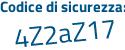 Il Codice di sicurezza è c81 segue ef1d il tutto attaccato senza spazi
