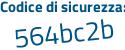 Il Codice di sicurezza è 82 poi 139c4 il tutto attaccato senza spazi