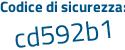 Il Codice di sicurezza è e6ce9f8 il tutto attaccato senza spazi