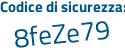 Il Codice di sicurezza è 4e poi a92f8 il tutto attaccato senza spazi