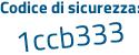 Il Codice di sicurezza è ea53895 il tutto attaccato senza spazi