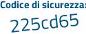 Il Codice di sicurezza è 55Za3 poi db il tutto attaccato senza spazi