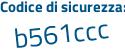 Il Codice di sicurezza è 1752 segue 446 il tutto attaccato senza spazi