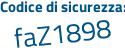 Il Codice di sicurezza è d23c poi 61Z il tutto attaccato senza spazi