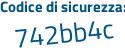 Il Codice di sicurezza è fd9c9 poi 9c il tutto attaccato senza spazi
