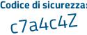 Il Codice di sicurezza è a63fd1a il tutto attaccato senza spazi