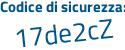 Il Codice di sicurezza è ab continua con 19dba il tutto attaccato senza spazi