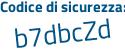 Il Codice di sicurezza è 13ee616 il tutto attaccato senza spazi